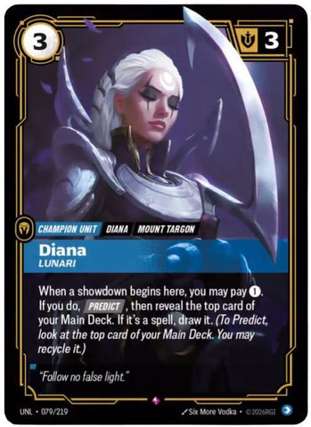 Image for Diana - Lunari (079/219) (UNL) - Riftbound: League of Legends Trading Card Game