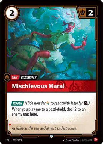 Image for Mischevious Marai (003/219) (UNL) - Riftbound: League of Legends Trading Card Game