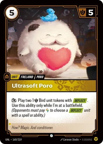 Image for Ultrasoft Poro (160/219) (UNL) - Riftbound: League of Legends Trading Card Game