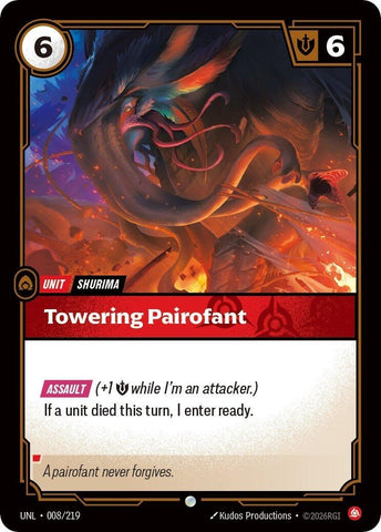 Image for Towering Pairofant (008/219) (UNL) - Riftbound: League of Legends Trading Card Game