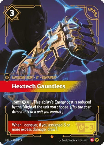 Hextech Gauntlets (188/219) (UNL)