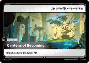 Image for Gardens of Becoming (213/219) (UNL) - Riftbound: League of Legends Trading Card Game