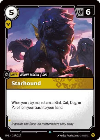 Image for Starhound (167/219) (UNL) - Riftbound: League of Legends Trading Card Game