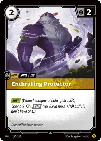 Image for Enthralling Protector (162/219) (UNL) - Riftbound: League of Legends Trading Card Game