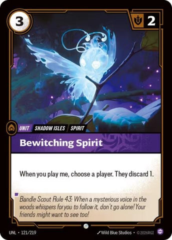 Image for Bewitching Spirit (121/219) (UNL) - Riftbound: League of Legends Trading Card Game