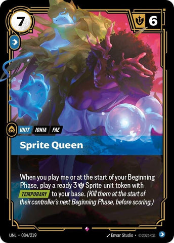 Image for Sprite Queen (084/219) (UNL) - Riftbound: League of Legends Trading Card Game