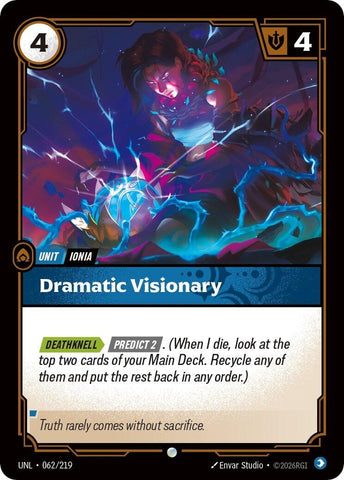 Image for Dramatic Visionary (062/219) (UNL) - Riftbound: League of Legends Trading Card Game