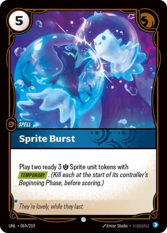 Image for Sprite Burst (069/219) (UNL) - Riftbound: League of Legends Trading Card Game