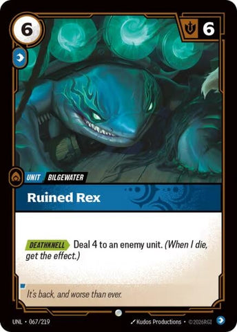 Image for Ruined Rex (067/219) (UNL) - Riftbound: League of Legends Trading Card Game