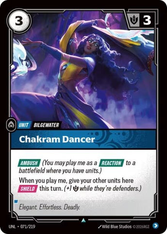 Image for Chakram Dancer (071/219) (UNL) - Riftbound: League of Legends Trading Card Game