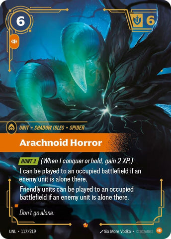 Image for Arachnoid Horror (117/219) (UNL) - Riftbound: League of Legends Trading Card Game
