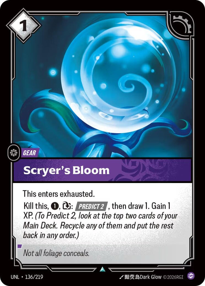 Image for Scryer's Bloom (136/219) (UNL) - Riftbound: League of Legends Trading Card Game