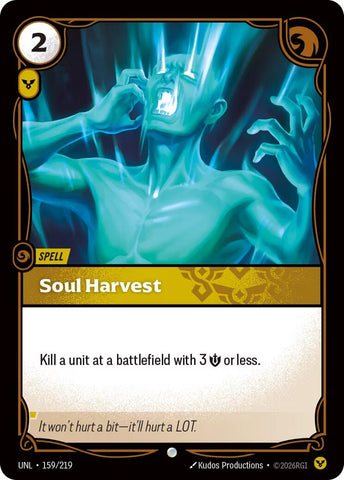 Image for Soul Harvest (159/219) (UNL) - Riftbound: League of Legends Trading Card Game