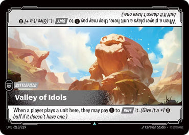 Image for Valley of Idols (218/219) (UNL) - Riftbound: League of Legends Trading Card Game