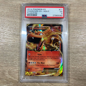 Charizard EX (11/106) [XY: Flashfire] PSA 5 (27969382) Graded Card