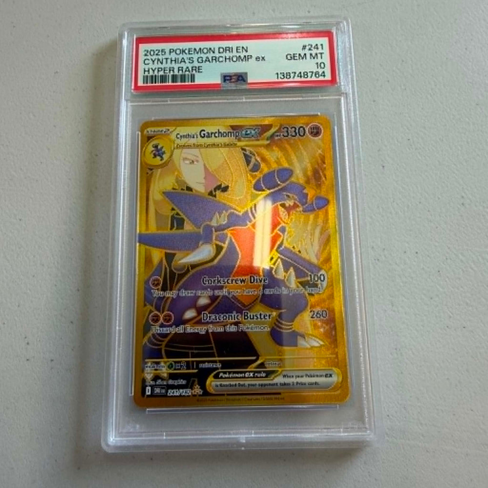 Cynthia's Garchomp ex (241/182) [Scarlet & Violet: Destined Rivals] PSA 10 (13874876413) Graded Card