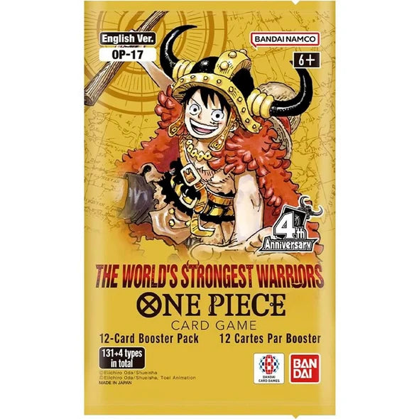 ONE PIECE CG OP-17 The World's Strongest Warriors BOOSTER PACK