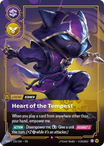 Image for Yordle, Kennen - Heart of the Tempest (155/166) (VEN) - Riftbound: League of Legends Trading Card Game