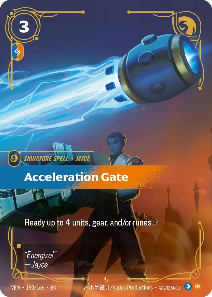 Image for Acceleration Gate (150/166) (VEN) - Riftbound: League of Legends Trading Card Game