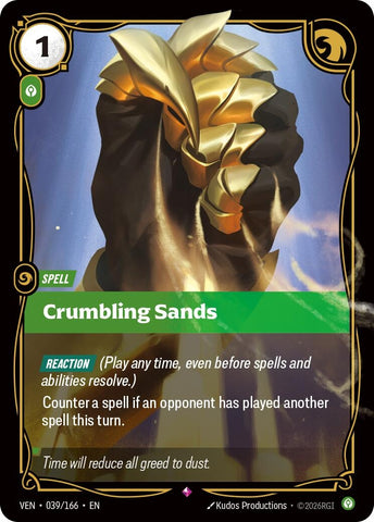 Image for Crumbling Sands (039/166) (VEN) - Riftbound: League of Legends Trading Card Game