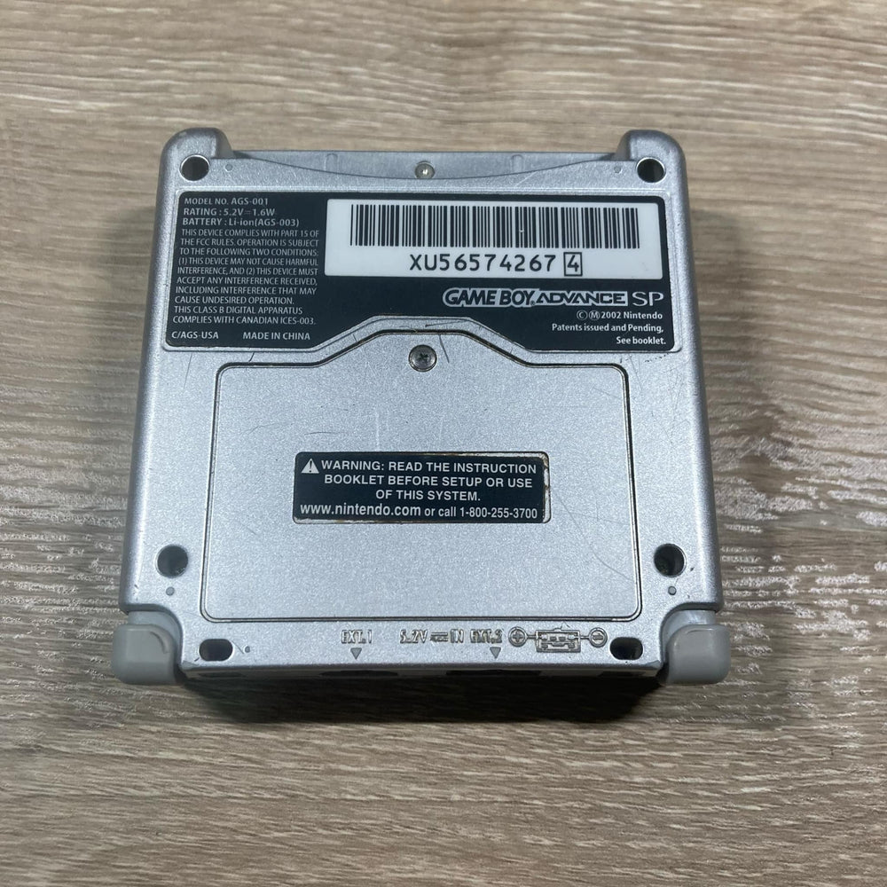 Platinum Gameboy Advance SP GameBoy Advance Console