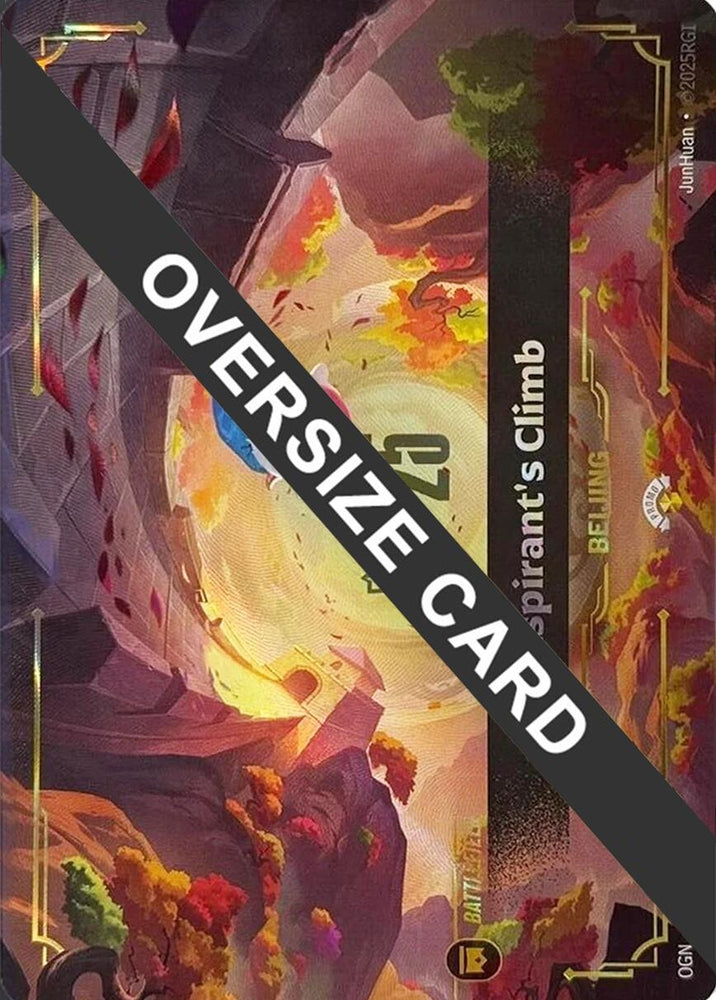 Image for Aspirant's Climb (Oversized) (276a/298) (RWB) - Riftbound: League of Legends Trading Card Game