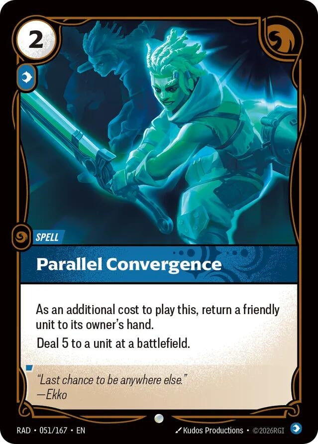 Image for Parallel Convergence (051/167) (RAD) - Riftbound: League of Legends Trading Card Game