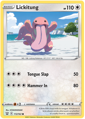 Lickitung (113/163) [Sword & Shield: Battle Styles]