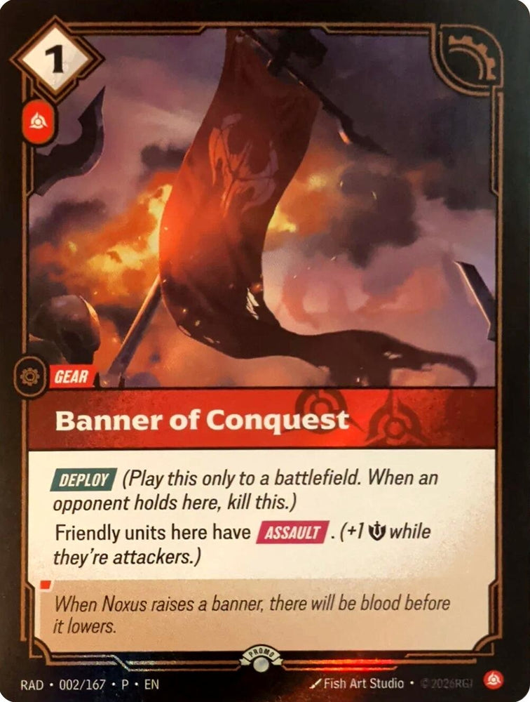 Image for Banner of Conquest (002/167) (OPP) - Riftbound: League of Legends Trading Card Game