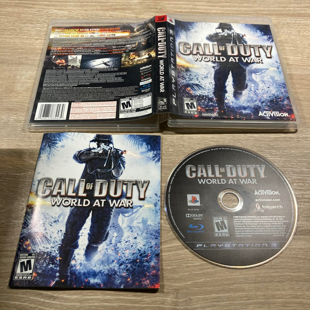 Call of Duty World at War Playstation 3