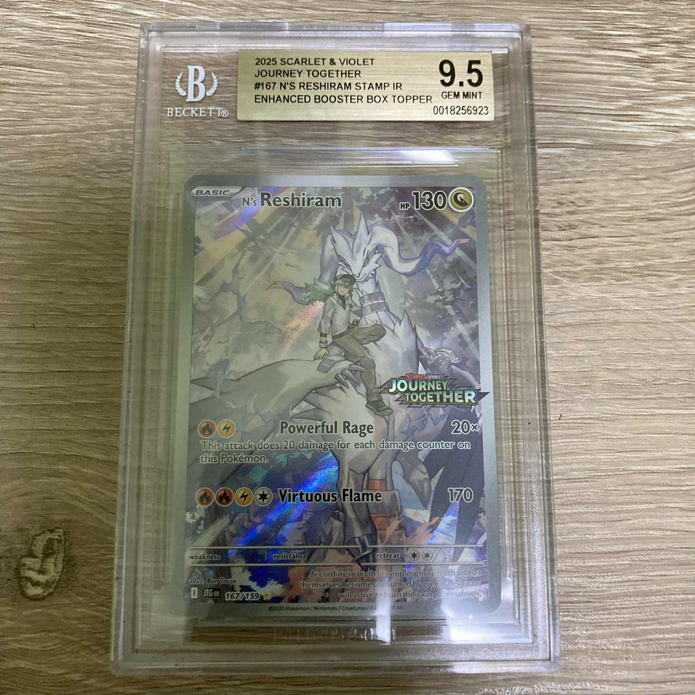 N's Reshiram (167/159) (Journey Together Stamp) [Scarlet & Violet: Journey Together] BGS 9.5 (0018256923) Graded Card