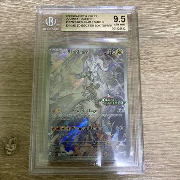 N's Reshiram (167/159) (Journey Together Stamp) [Scarlet & Violet: Journey Together] BGS 9.5 (0018256923) Graded Card