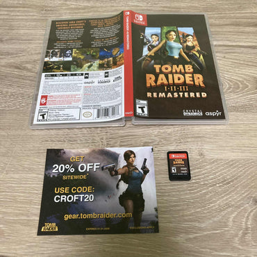 Tomb Raider I-III Remastered Nintendo Switch