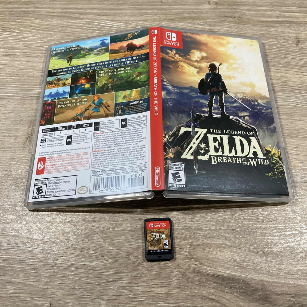 Zelda Breath of the Wild Nintendo Switch