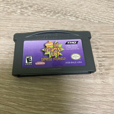 Nickelodeon All Grown Up Express Yourself GameBoy Advance