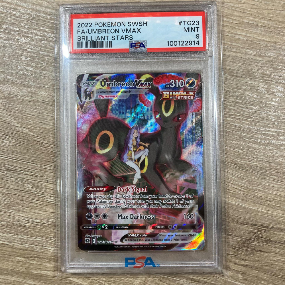 Umbreon VMAX (TG23/TG30) [Sword & Shield: Brilliant Stars] PSA 9 (100122914) Graded Card