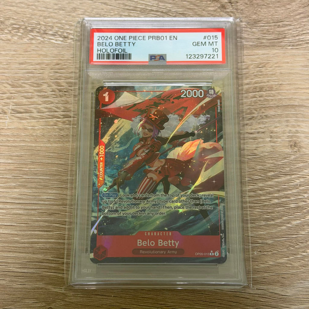 Belo Betty (Full Art) [Premium Booster -The Best-] PSA 10 (123297221) Graded Card