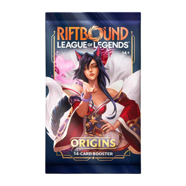 RIFTBOUND LEAGUE OF LEGENDS TCG ORIGINS BOOSTER PACK