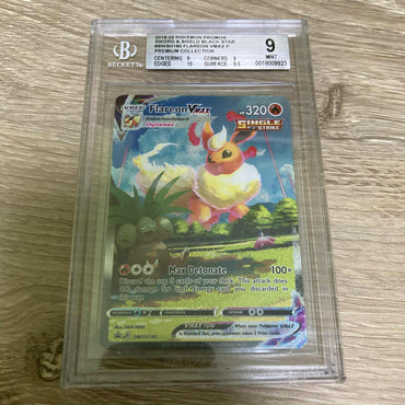 Flareon VMAX (SWSH180) [Sword & Shield: Black Star Promos] BGS 9 (0018009923) Graded Card