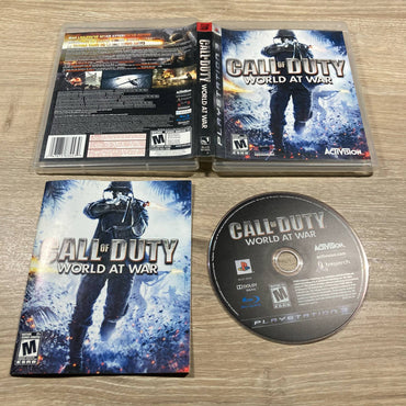 Call of Duty World at War Playstation 3