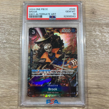 Brook (Alternate Art) - EB01-046 - Super Rare Foil PSA 10 (92906943) Graded Card