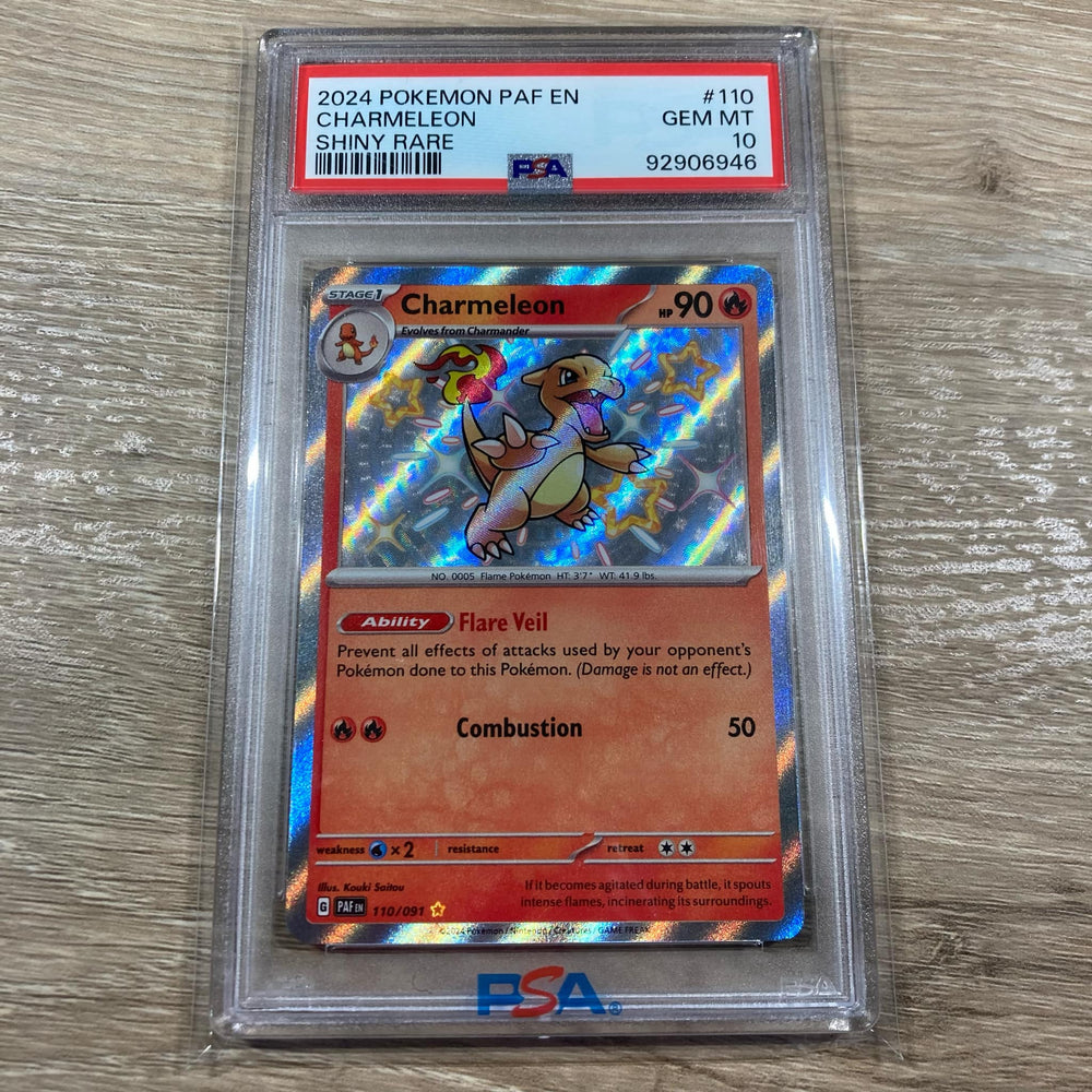 Charmeleon - 110/091 - Shiny Rare PSA 10 (92906946) Graded Card