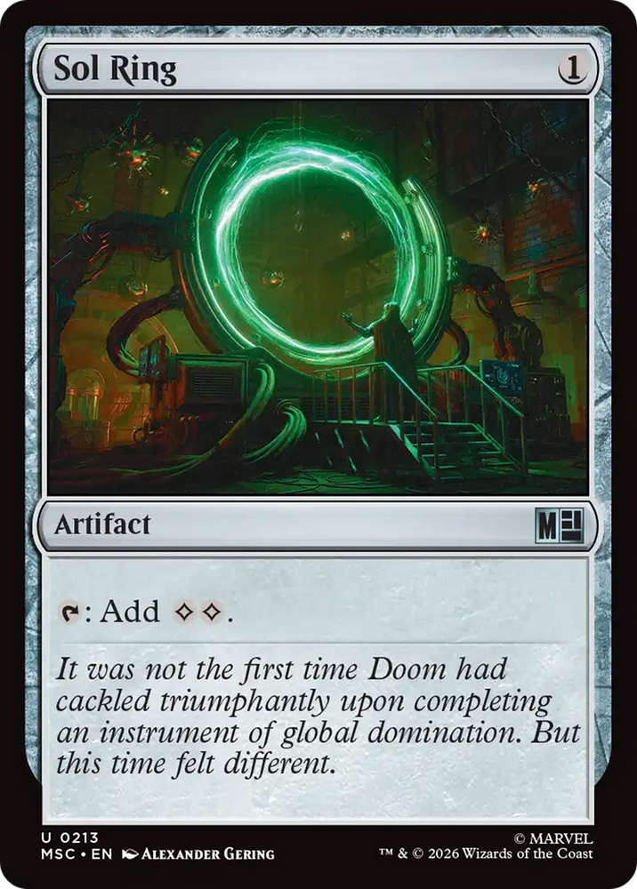 Sol Ring (0213) [Marvel Super Heroes Commander]