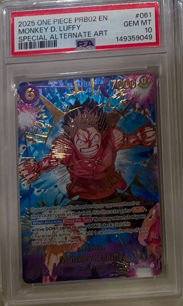 Monkey.D.Luffy (EB02-061) (SP) [Premium Booster -The Best- Vol. 2] PSA 10 (149359049) Graded Card