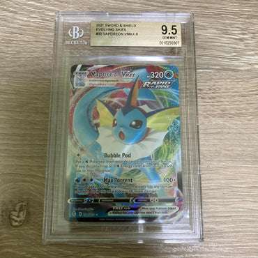 Vaporeon VMAX (030/203) [Sword & Shield: Evolving Skies] BGS 9.5 (0018256907) Graded Card