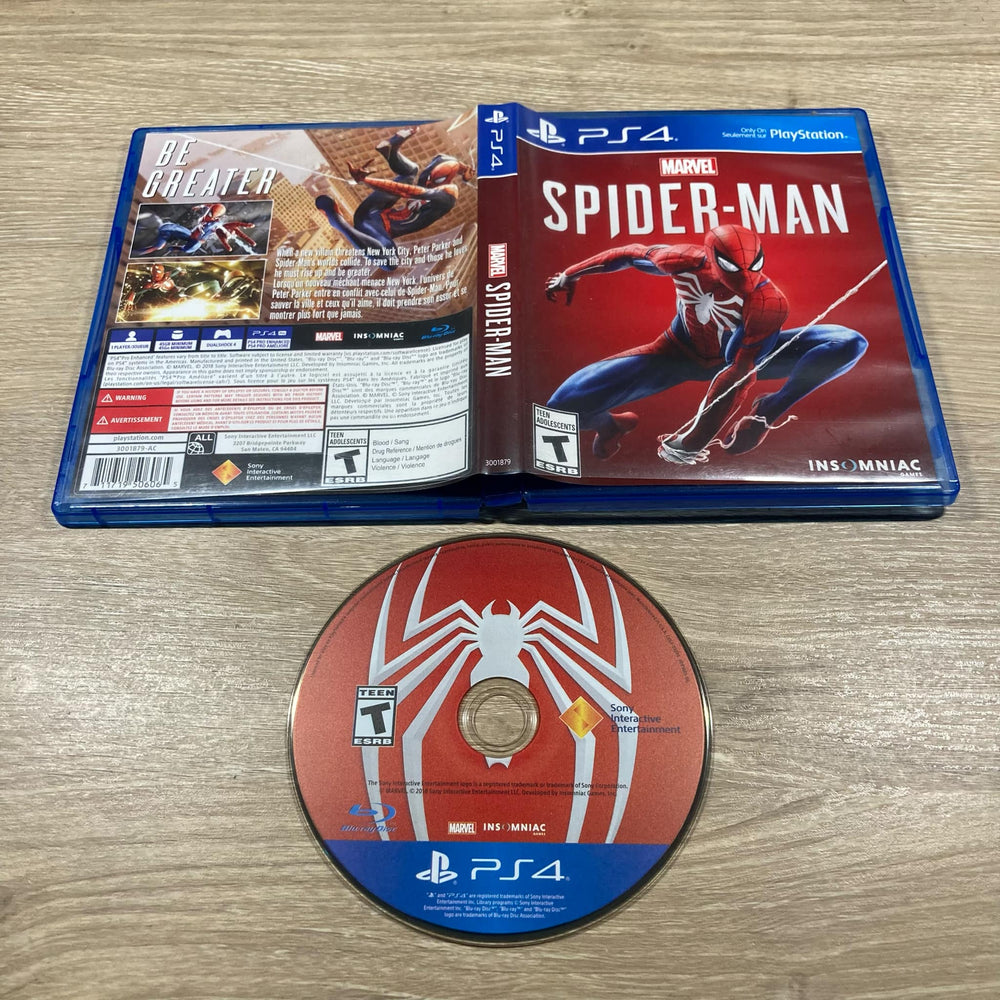 Marvel Spiderman Playstation 4