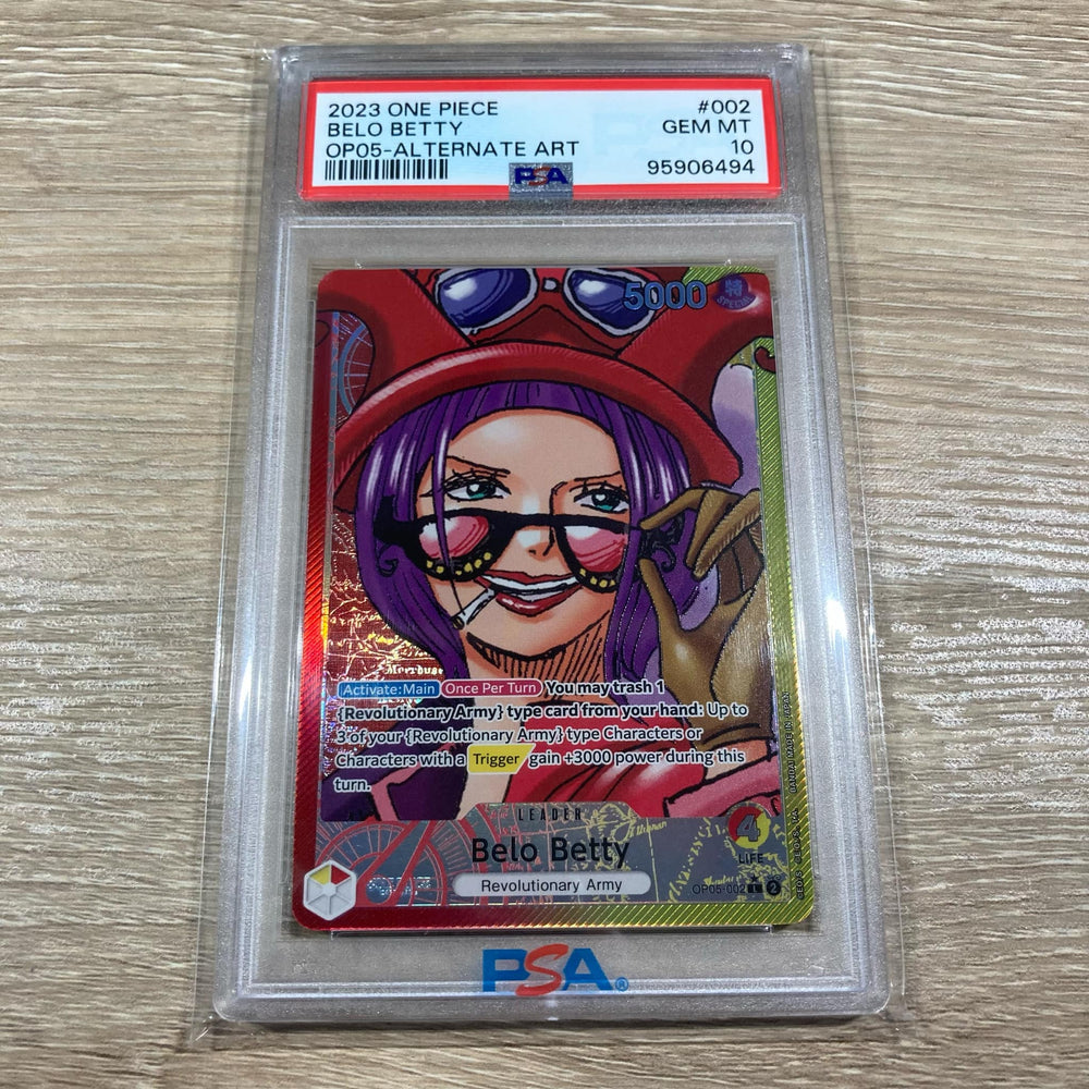 Belo Betty - (Alternate Art) - Leader - OP05-002 - Foil PSA 10 (95906494) Graded Card