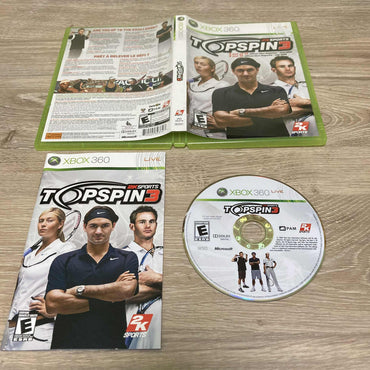 Top Spin 3 Xbox 360