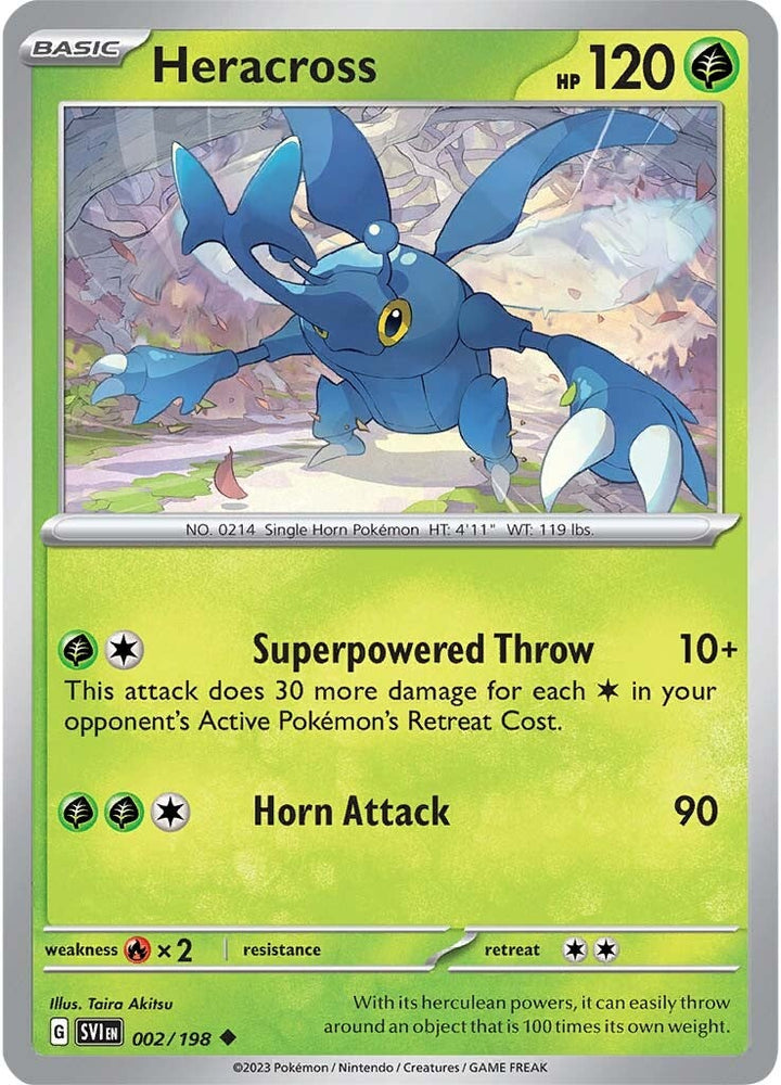 Heracross (002/198) [Scarlet & Violet: Base Set]