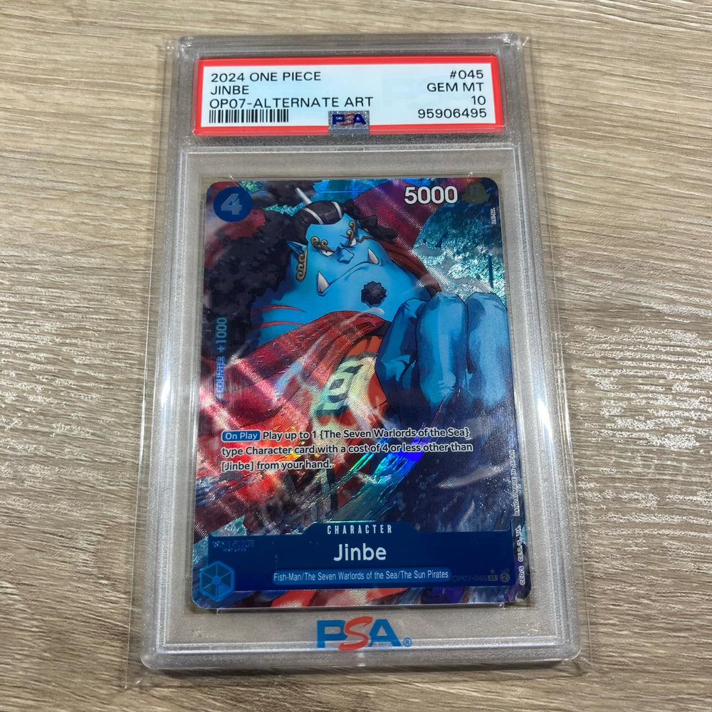 Jinbe (Parallel) - OP07-045 - Super Rare - Foil PSA 10 (95906495) Graded Card